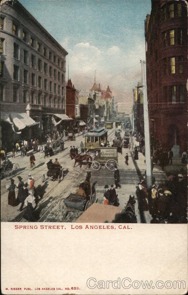 Spring Street Los Angeles California