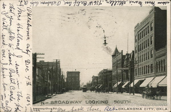 Broadway Looking South Oklahoma City