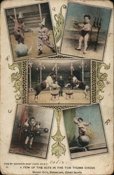 Tom Thumb Circus, Midget City - Dreamland, Coney Island New York