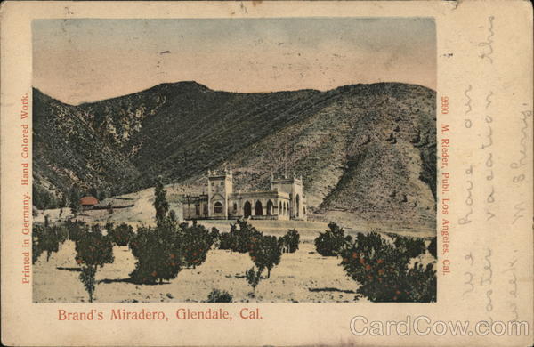 Brand's Miradero Glendale California