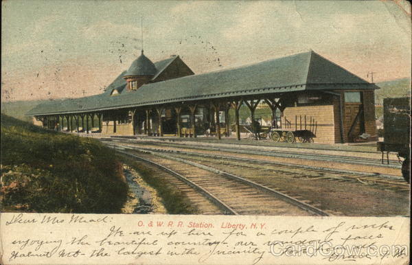 O. & W.R.R. Station Liberty New York