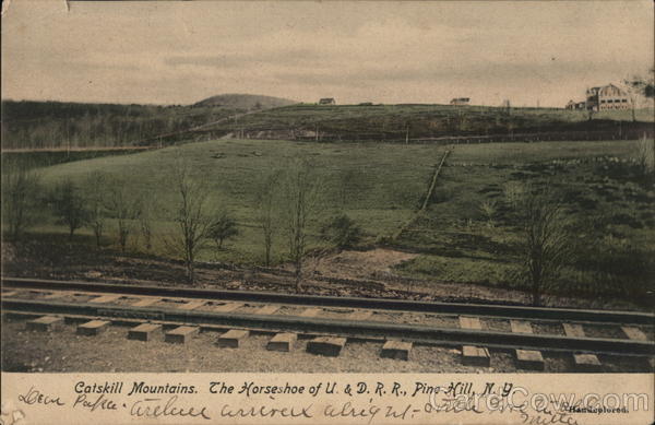 Horseshoe of U. & D.R.R., Catskill Mountains Pine Hill New York