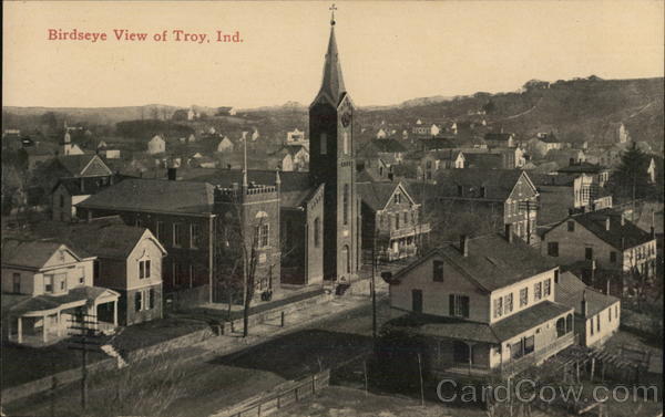 Birdseye View of Troy, Ind. Indiana