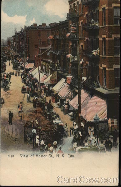 View of Hester St. New York