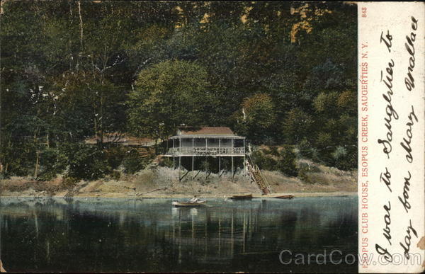 Esopus Club House, Esopus Creek Saugerties New York