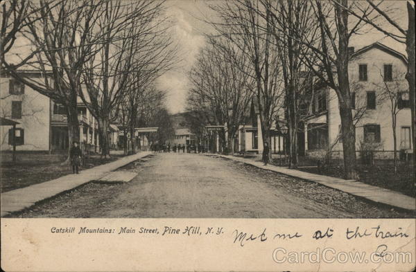 Main Street Pine Hill New York