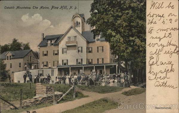 Catskill Mountains. The Alpine. Pine Hill New York