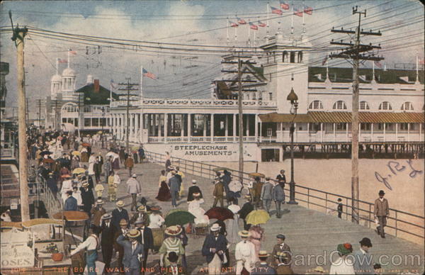 Boardwalk and Piers Atlantic City New Jersey