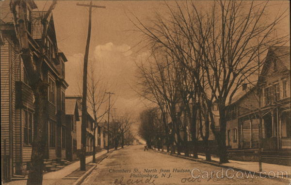 Chambers Street, North from Hudson Phillipsburg New Jersey