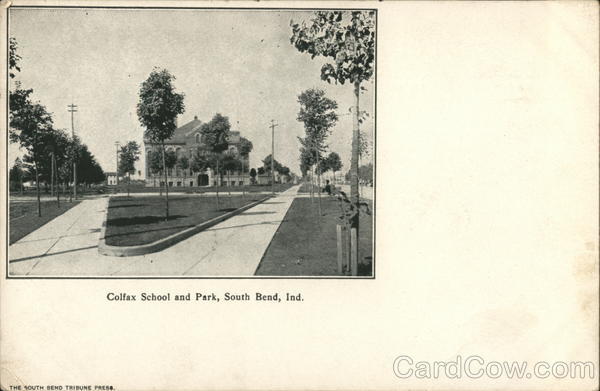 Colfax School and Park South Bend Indiana
