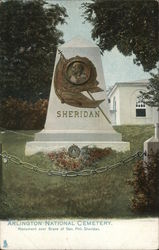 General Philip Sheridan Grave and Monument Postcard