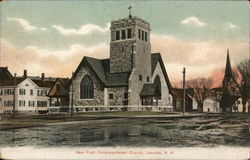 New First Congregational Church Laconia, NH Postcard Postcard Postcard