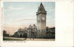 Union Station Portland, ME Postcard Postcard Postcard