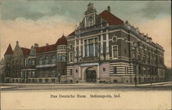 Das Deutsche Haus. Indianapolis, IN Postcard Postcard Postcard