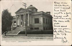Public Library Postcard