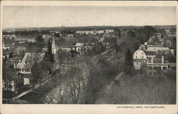 View Northward Wethersfield, CT Postcard Postcard Postcard