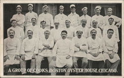 Boston Oyster House - Group of Cooks Postcard