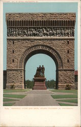 Leland Stanford Jr. University - Memorial Court and Arch Postcard