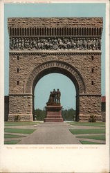 Leland Stanford Jr. University - Memorial Court and Arch California Postcard Postcard Postcard