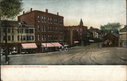 Vernon Square Worcester, MA Postcard Postcard Postcard