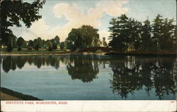 Institute Park Worcester, MA Postcard Postcard Postcard