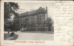 "Altenheim" Harlem Oak Park, IL Postcard Postcard Postcard