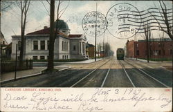 Carnegie Library Kokomo, IN Postcard Postcard Postcard