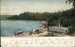 Macatawa Bay and Landing Michigan Postcard Postcard Postcard