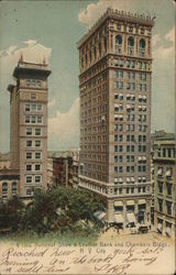 National Shoe & Leather Bank and Chambers Bldgs. New York City, NY Postcard Postcard Postcard
