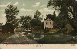 A Highway Scene near Postcard