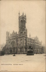 Masonic Temple Philadelphia, PA Postcard Postcard Postcard