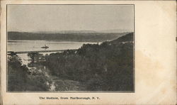 The Hudson, from Marlborough, N.Y. Postcard