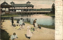 On the Sand Beach Postcard