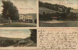 Greetings From Fleischmann's and Griffin Corners Catskills, NY Postcard Postcard Postcard