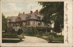 Residence of Mon. Levi P Morton Rhinebeck, NY Postcard Postcard Postcard