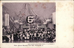 First Annual Masonic Club Ball Fairbanks, AK Postcard Postcard Postcard