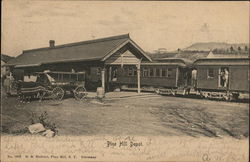 Pine Hill Depot New York Postcard Postcard Postcard