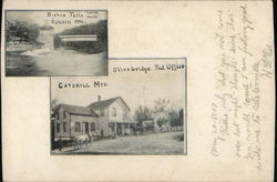 Bishop Falls Olivebridge Post Office Catskills, NY Postcard Postcard Postcard