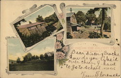 Scene on the Halcott Road Postcard