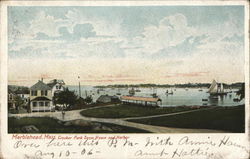 Crocker Park Snow House and Harbor Postcard