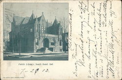 Public Library Postcard
