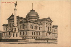 Court House South Bend, IN Postcard Postcard Postcard