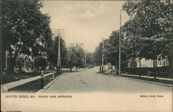 Chapin Park Entrance South Bend, IN Postcard Postcard Postcard