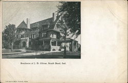 Residence of J.D. Oliver Postcard