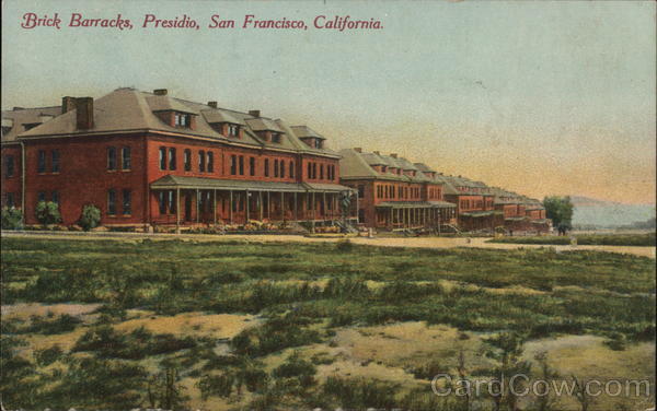 Brick Barracks, Presidio San Francisco California