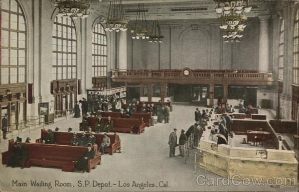 Main Waiting Room, Southern Pacific Depot Los Angeles California