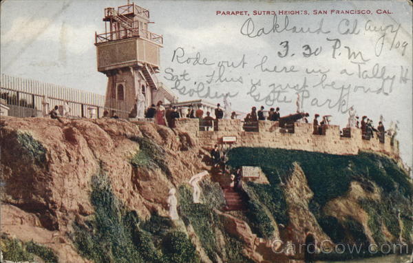 Parapet, Sutro Heights San Francisco California