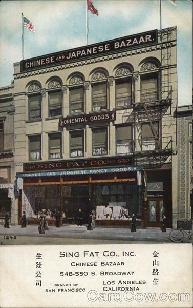 Sing Fat Co. - Chinese and Japanese Bazaar Los Angeles California