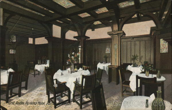 Grill Room, Perkins Hotel Portland Oregon