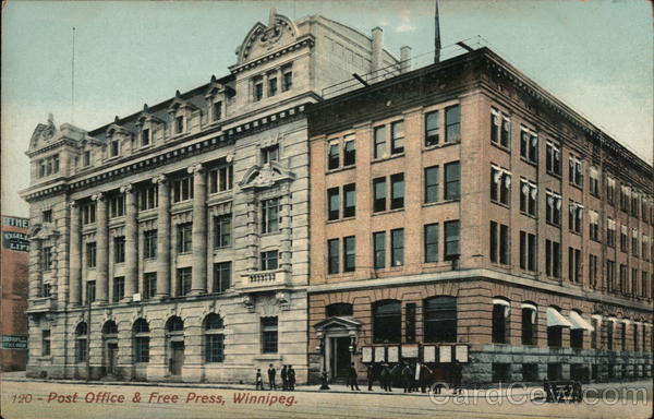Post Office and Free Press Winnipeg MB Canada Manitoba